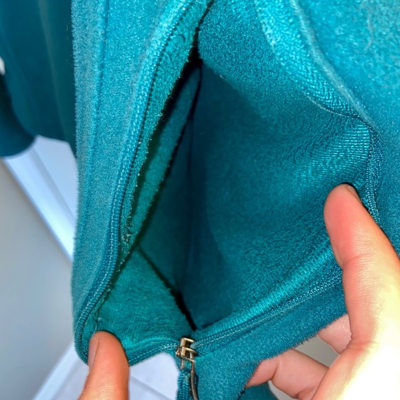Columbia Teal Fleece Zip-up Jacket XL - Picture 4 of 11